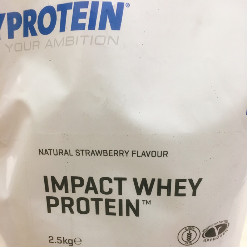 現貨 Myprotein 乳清蛋白 天然草莓口味 2.5kg