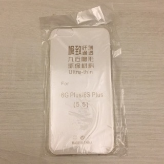 iPhone 6/6s plus透明軟殼送透明玻璃貼2片