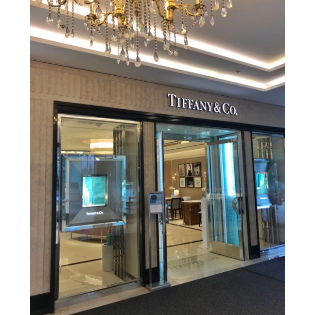 正品Tiffany &amp; Co.蒂芙尼馬蹄玫瑰金雙色項鏈