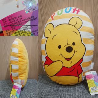 超過40公分 維尼蛋形抱枕 小熊維尼 迪士尼 正版 娃娃 玩偶 抱枕