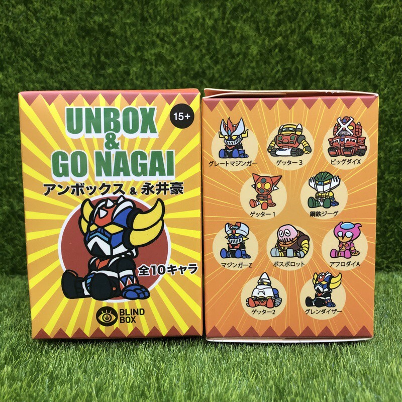 UNBOX x GO NAGAI 永井豪 無敵鐵金剛 盒抽