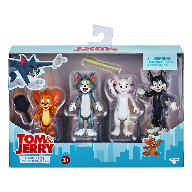 湯姆貓與傑利鼠- Tom &amp; Jerry 3吋公仔四入組