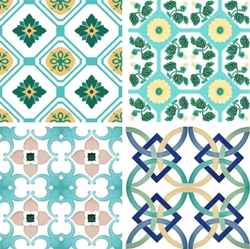 台灣花磚博物館彩釉花磚 蝦皮購物