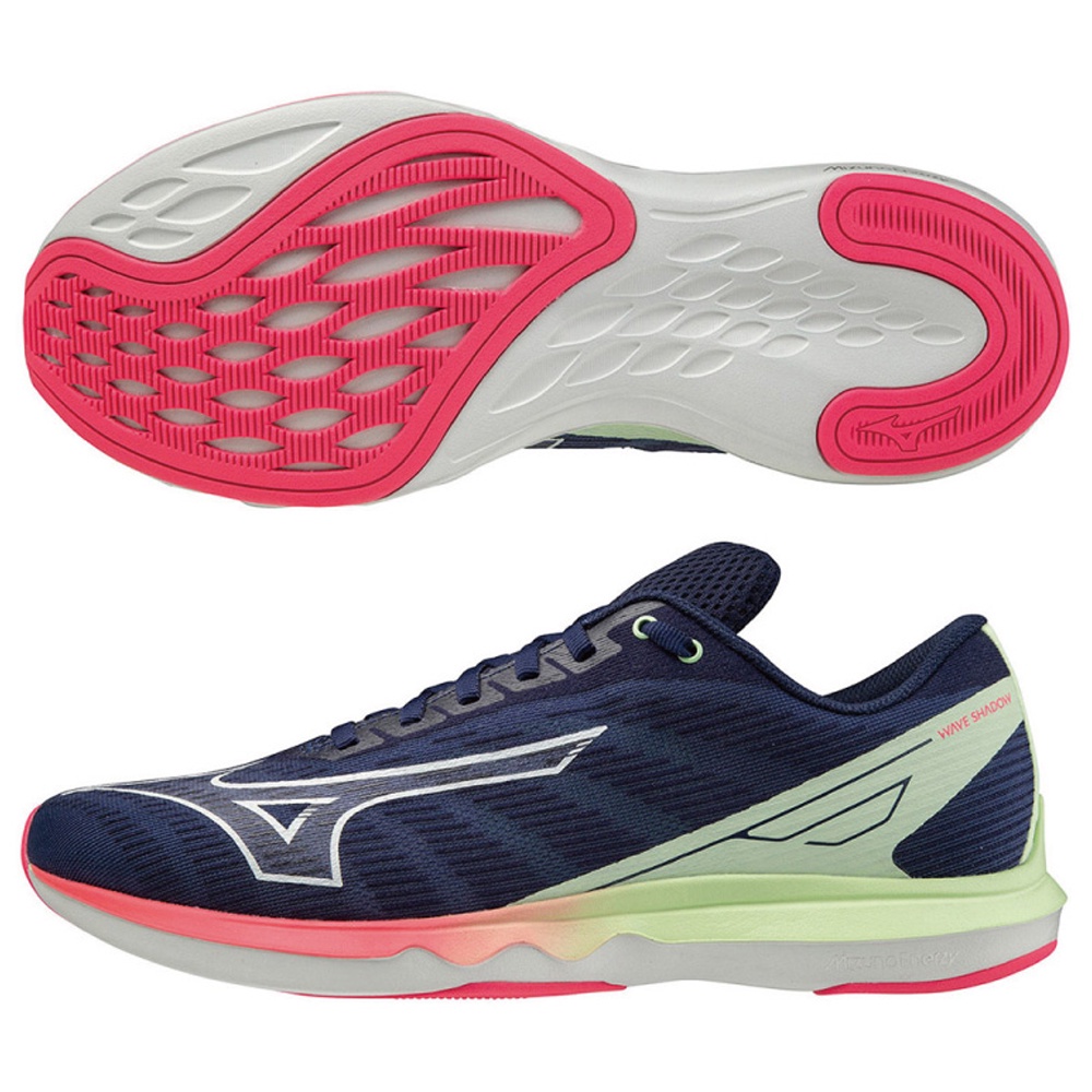 MIZUNO WAVE SHADOW 5 男鞋 慢跑 健走 一般型 避震 透氣 藍【運動世界】J1GC213025