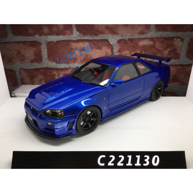 1/18 OTTOスカイライン R34 ニスモ GT-R Z-tune 【2022 新作】 51.0