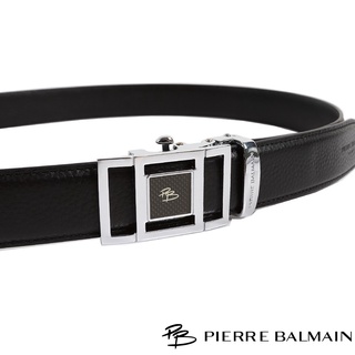 【PB皮爾帕門】時尚經典紳士自動扣皮帶A57P70801F黑色