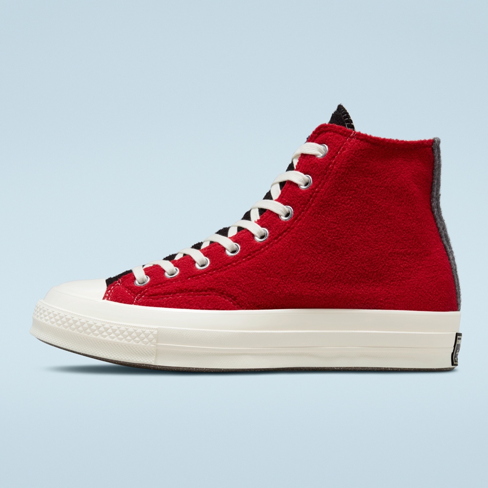 CONVERSE CHUCK 70 HI 高筒 休閒鞋 男鞋 女鞋 三色拼接 紅灰藍色 172267C