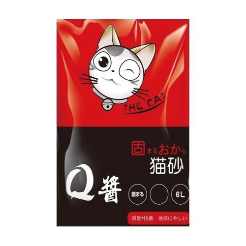 Q醬 豆腐砂 貓砂6L【單包/6包組】原味/綠茶/薰衣草  純天然製成貓砂 迅速除臭且吸收力強『WANG』