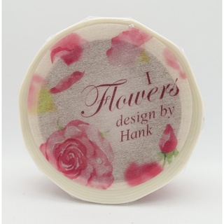 【全新現貨】每一天的手帳日記 Flowers I ROUND TOP 日本製 紙膠帶 RT製 Hank 玫瑰 台灣原創