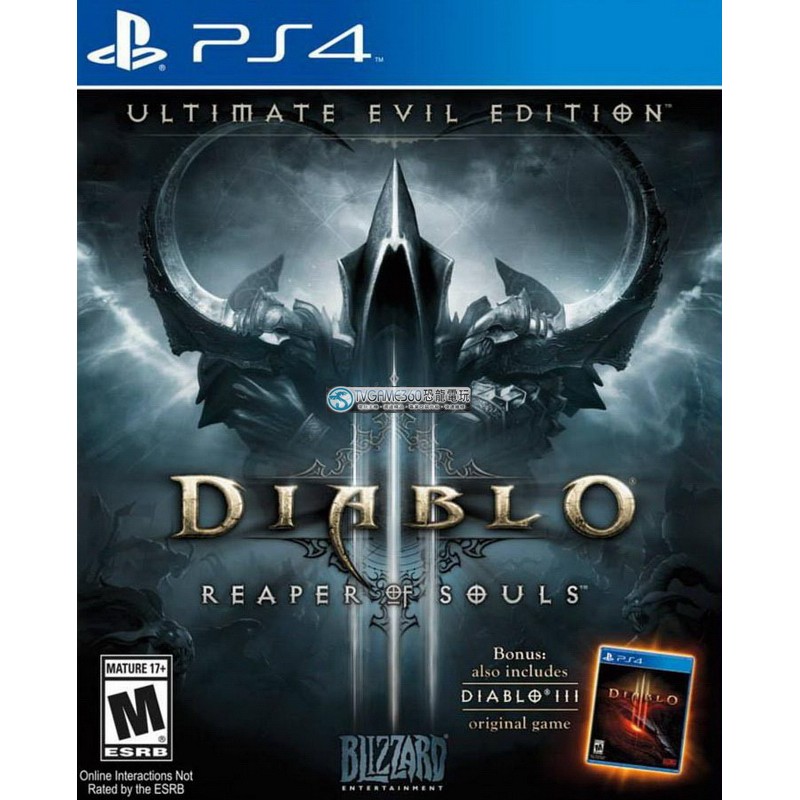 【二手遊戲】 PS4 暗黑破壞神 奪魂之鐮 終極邪惡版 Diablo III 英文版 【台中恐龍電玩】