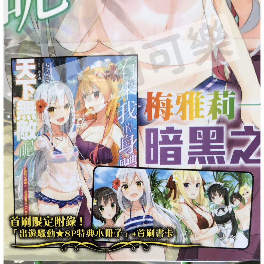 休閒可樂 看來我的身體天下無敵呢3 首刷限定版附書卡 小冊子 作者 ちゃつふさ 東立輕小說 蝦皮購物