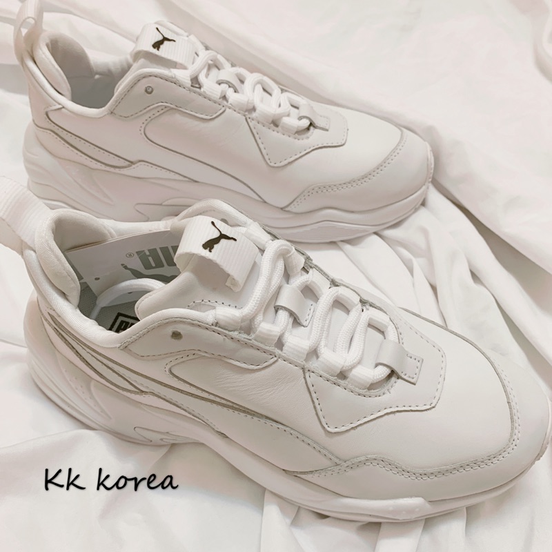 kk韓國代購》新色puma thunder L#全白#老爹| 蝦皮購物