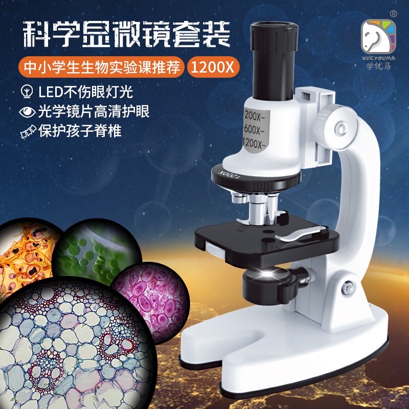兒童顯微鏡 顯微鏡 實驗教具 自然科學 生物顯微鏡 科學實驗 化學實驗 野外觀察 玩具顯微鏡 教具