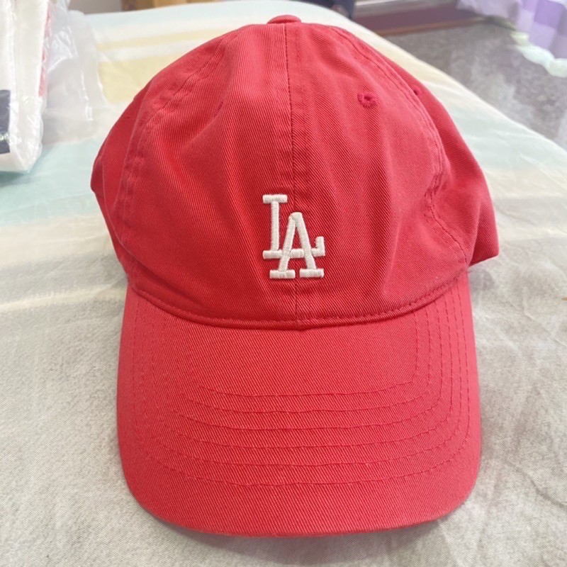 二手MLB LA 桃色棒球帽 老帽