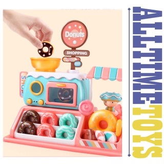 ▂🚀AT TOYS🚀▂ 商檢合格 廚房烹飪 煮菜 甜甜圈 烘焙屋 電子智慧音樂烤箱 扮家家酒兒童益智安全玩具