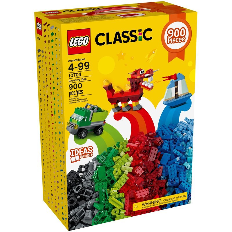 LEGO 樂高 CLASSIC 系列 10704 900片 創意盒 補充 全新未拆