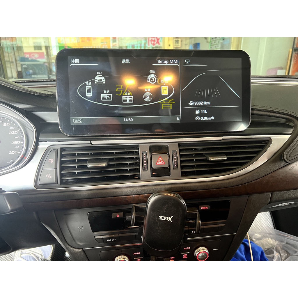 奧迪 Audi A6 A7 12.3吋 Android 安卓版專用型觸控螢幕主機 導航/USB/GPS/藍芽電話/倒車