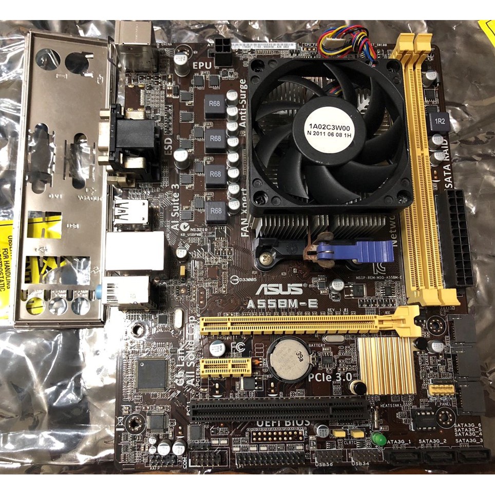 【CPU處理器 + MB主機板 二手良品】AMD A8-5600K + 華碩 Asus A55MB-E