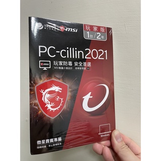 趨勢科技 PC-cillin 2021 玩家版 1PC 2年版 防毒 網路安全 防毒軟體