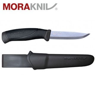 MORAKNIV 不鏽鋼直刀/露營小刀 Companion 瑞典製 13215 煤炭灰