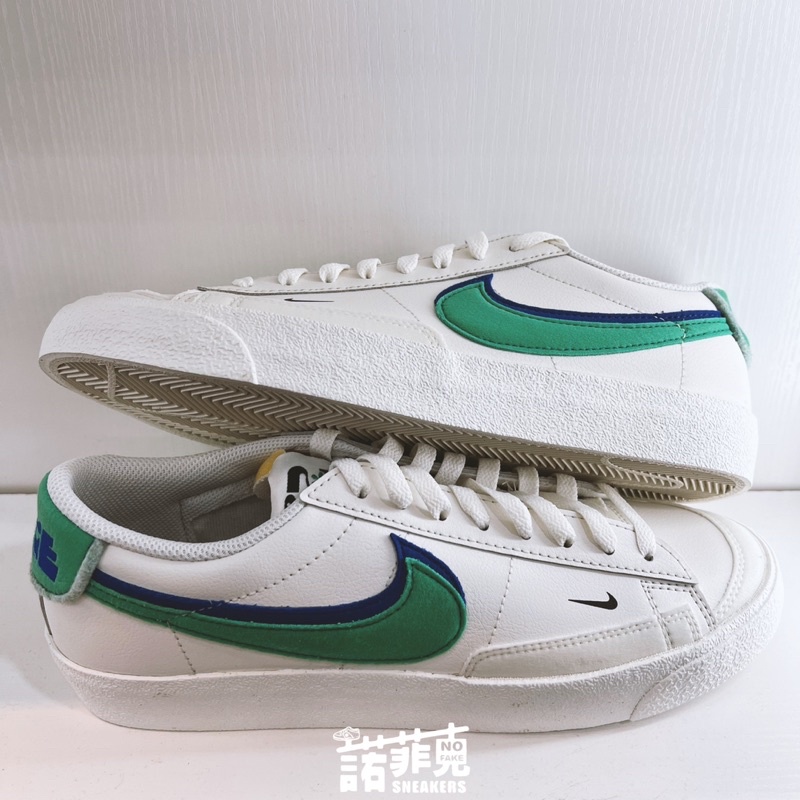 【 諾菲克 】Nike Blazer Low 72  雙勾 藍綠 小百鞋 休閒鞋 DO9777-001