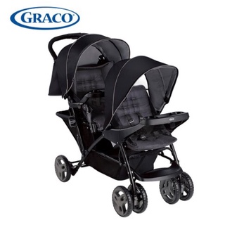 🈶前扶手餐盤⭕️全新💯公司貨 Graco 雙人前後座嬰兒手推車 Stadium Duo