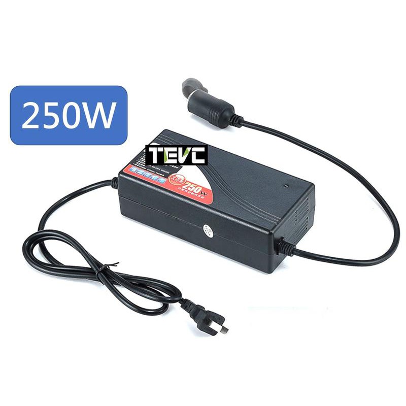 《tevc電動車研究室》250W 變壓器 AC轉DC 110V轉12V 家用點煙器插座 電源轉換器 點煙孔 車充 變壓器