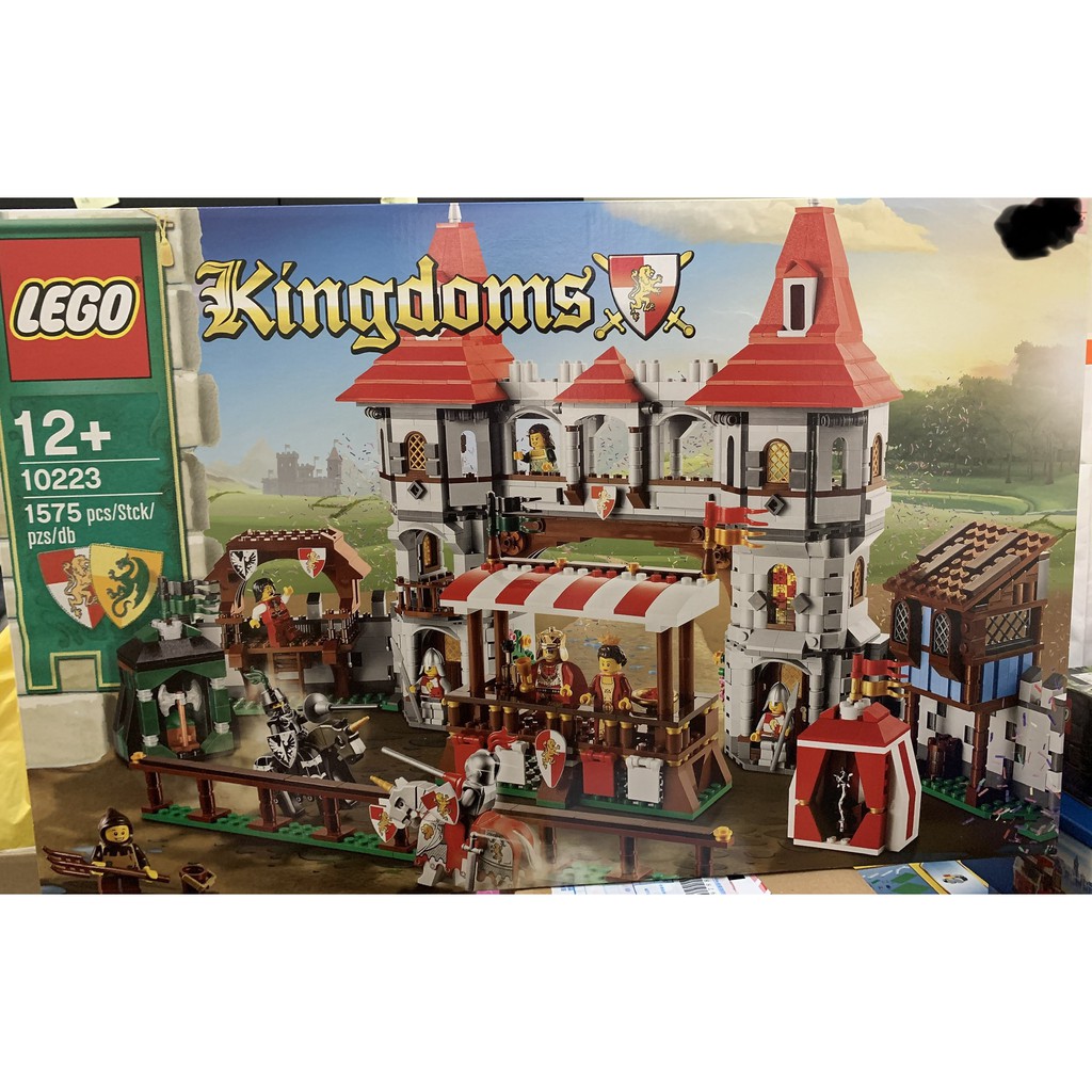 全新未拆LEGO 10223  國王競技場2盒與LEGO 7079城堡攻城