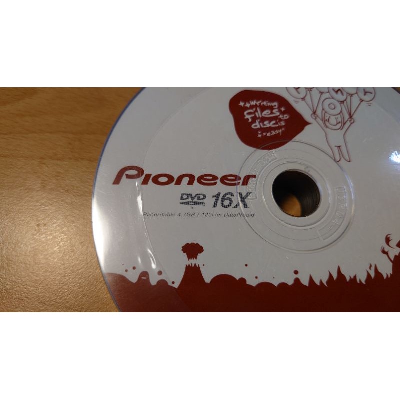 Pioneer 空白CD Recordable 4.7GB/120min Data/Vedio
