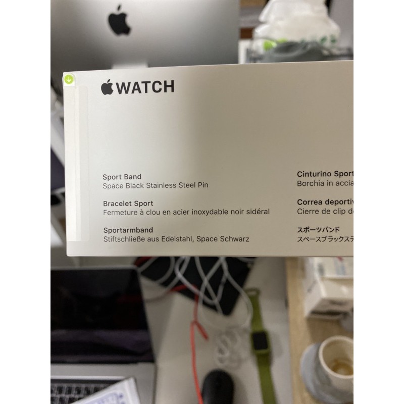全新 Apple Watch44/42mm 原廠錶帶 黑全新未拆封