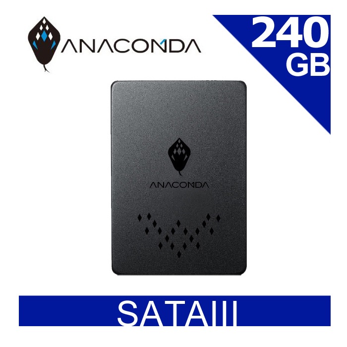 ANACOMDA 巨蟒 TB 240G SATA3 3D TLC顆粒 讀550M 寫450M 2.5吋 SSD 固態硬碟