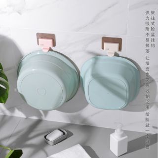 19-51-無痕雙層臉盆掛勾 浴室收納臉盆架 臉盆架 收納架 掛勾 無痕掛勾 廚房收納小物掛勾 毛巾架
