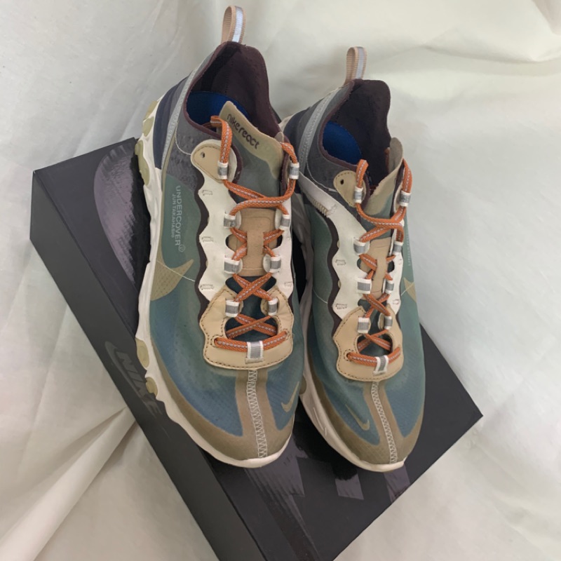 Nike undercover react element 87 白綠 us8.5