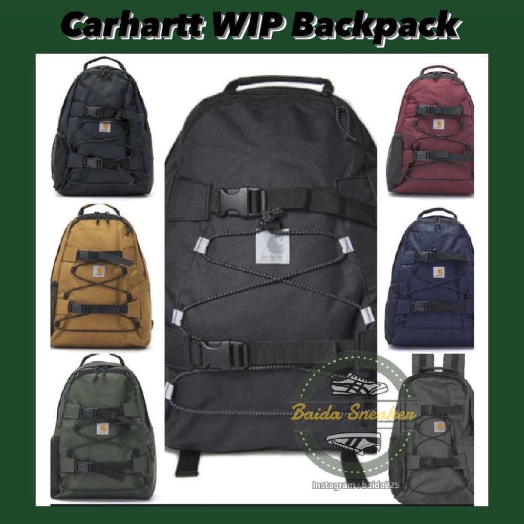 代購CARHARTT WIP Kickflip Backpack 3M雙肩後背包 黑 灰 藍 紅 軍綠卡其色 男女