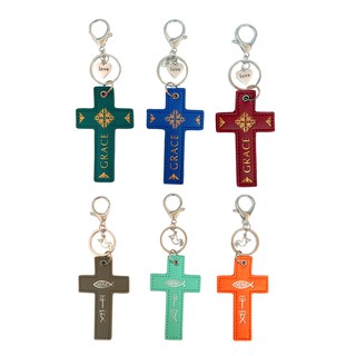 【心然設計】十架鑰匙圈 基督教文創禮品 / 受洗禮物 / 十字架