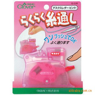手作森林 sale*日本製 可樂牌 穿線器-粉 Clover 10-518 穿線 自動穿線 縫紉新手