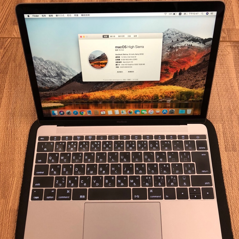 Apple MacBook A1534 12" 8G 512G 灰