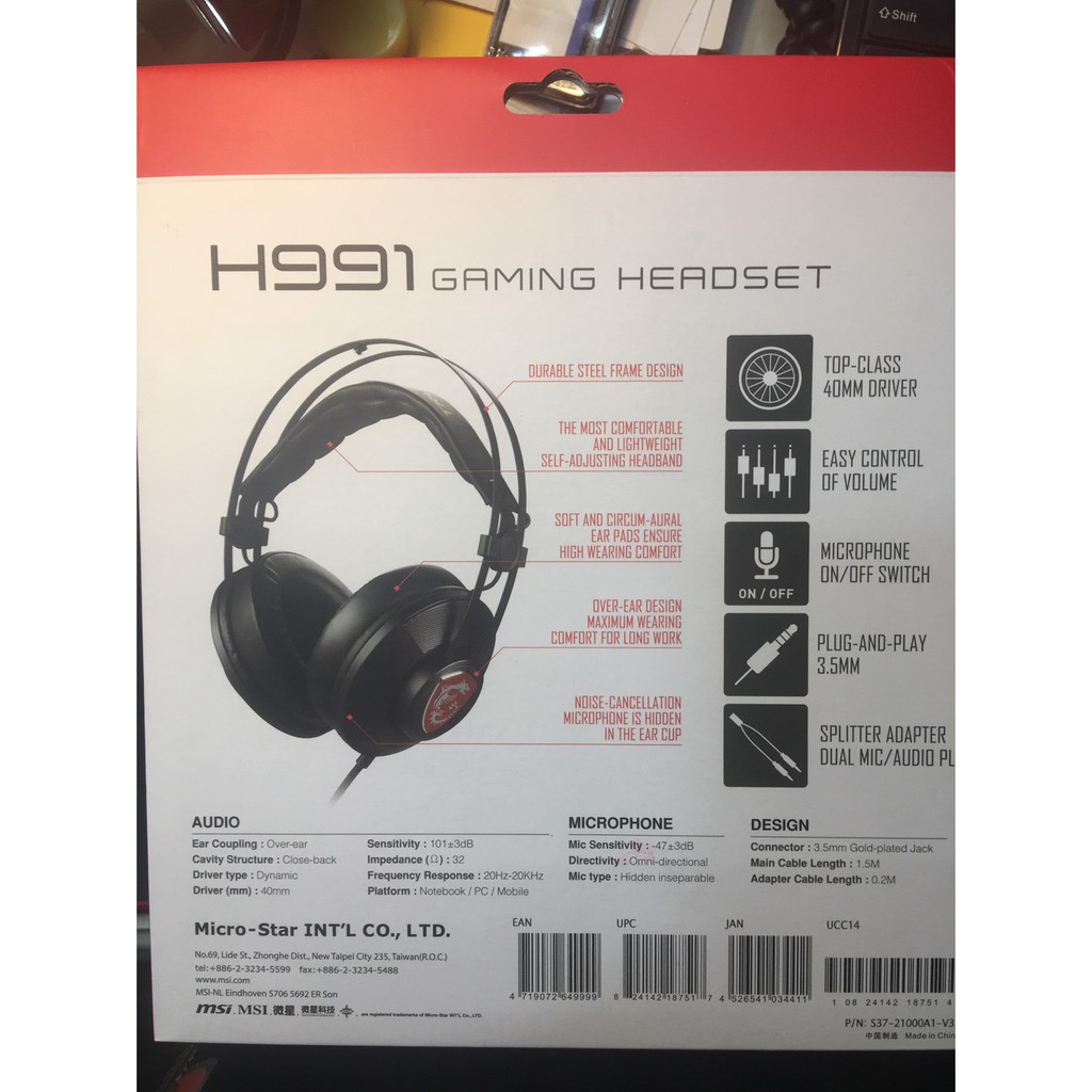 h991 gaming headset