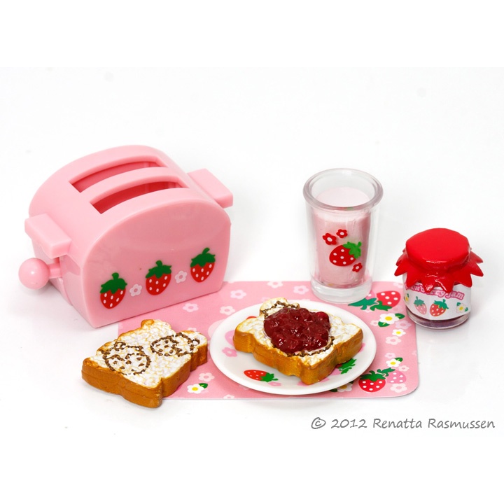 限定下單 @8531 Re-MeNT Rement 絕版 10號 草莓小姐的家 草莓果醬 麵包機 盒玩 食玩