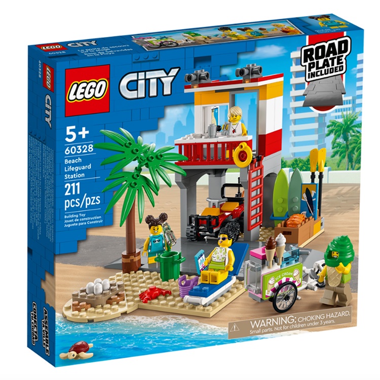 LEGO樂高 City城市系列 海灘救生站 LG60328