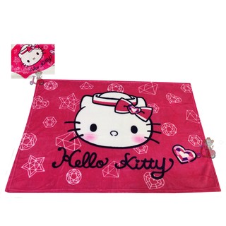 {阿猴達可達} SOGO限定 Hello Kitty 璀璨桃紅毛毯 冷氣毯 (法蘭絨) 全新特價180元 免問！有現貨