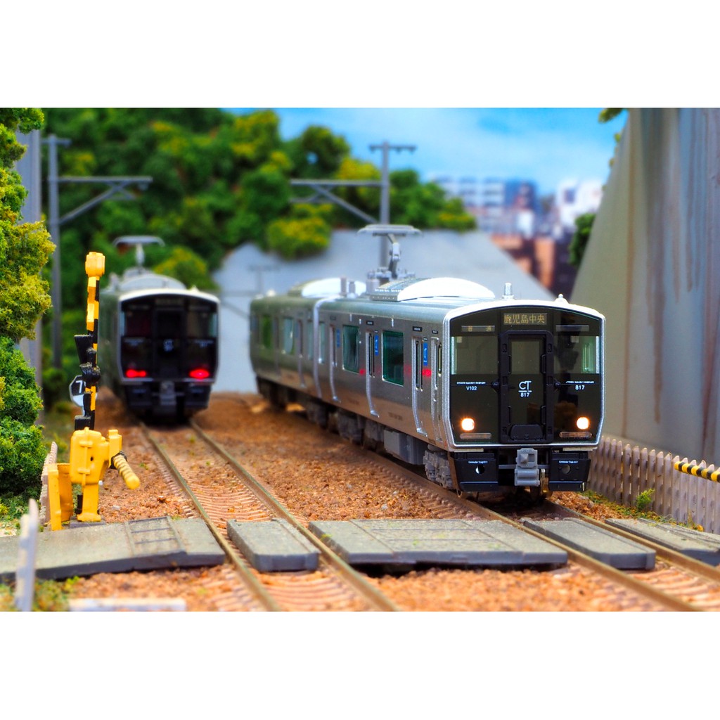 玩具共和國 Gm 303 Jr九州817系1000番台 鹿児島車 増結2両編成セット 動力無し 蝦皮購物