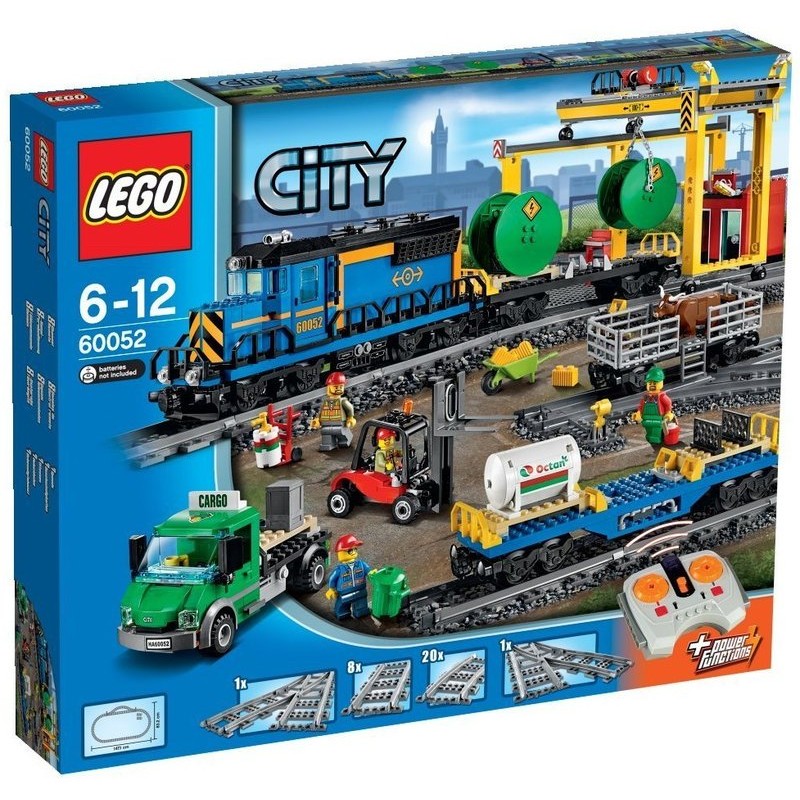 限宅配【積木樂園】樂高 LEGO 60052 City 城市系列 貨運火車