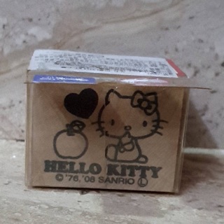 Hello kitty 造型木頭印章 全新現貨