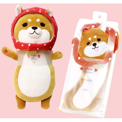 Msinjp 日本 現貨限定發售柴犬草莓抱枕午睡枕香氛枕娃娃超可愛 蝦皮購物