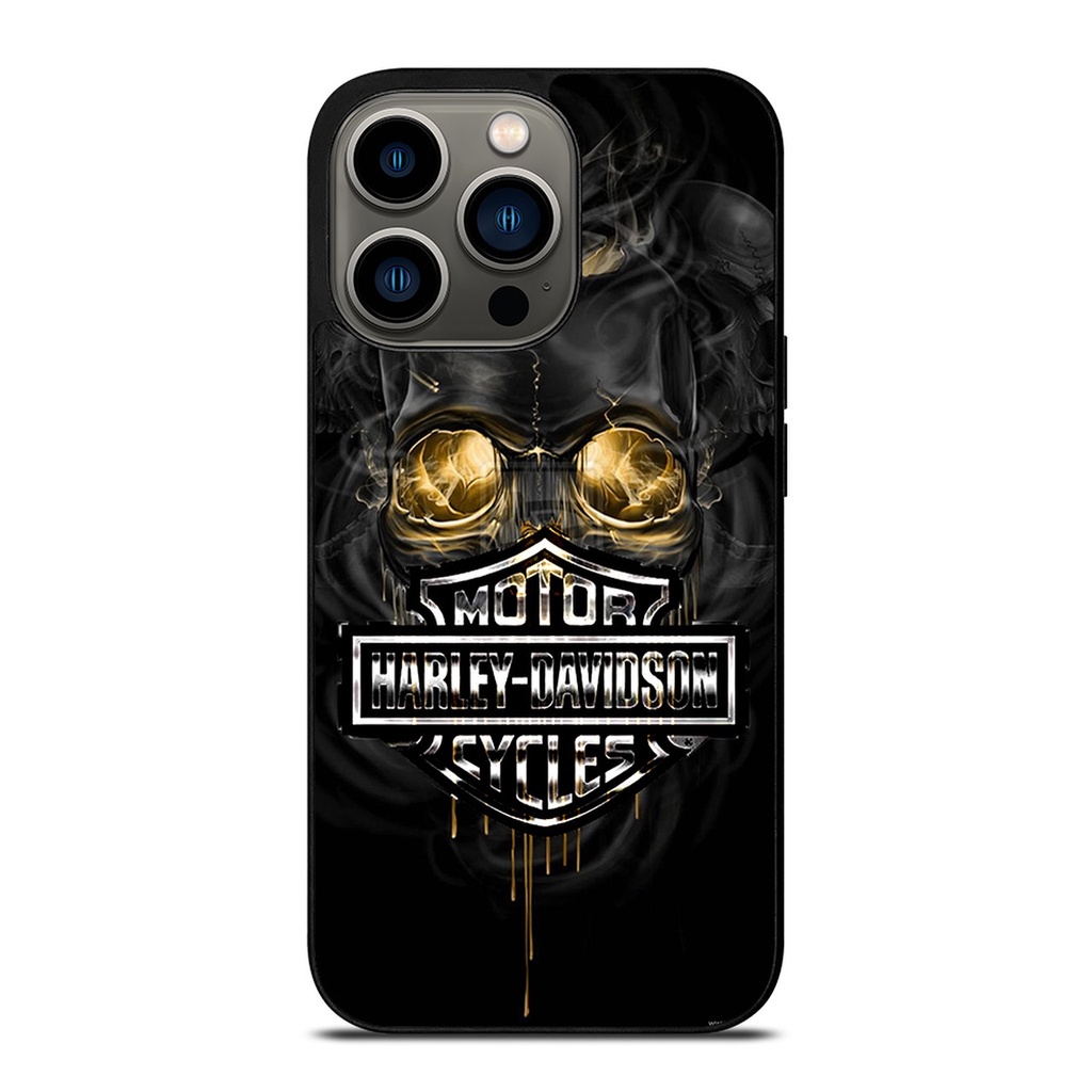 Harley-Davidson 哈雷戴維森 機車 防摔保護套適用於蘋果手機殼 IPhone 14 Plus 13 Pro