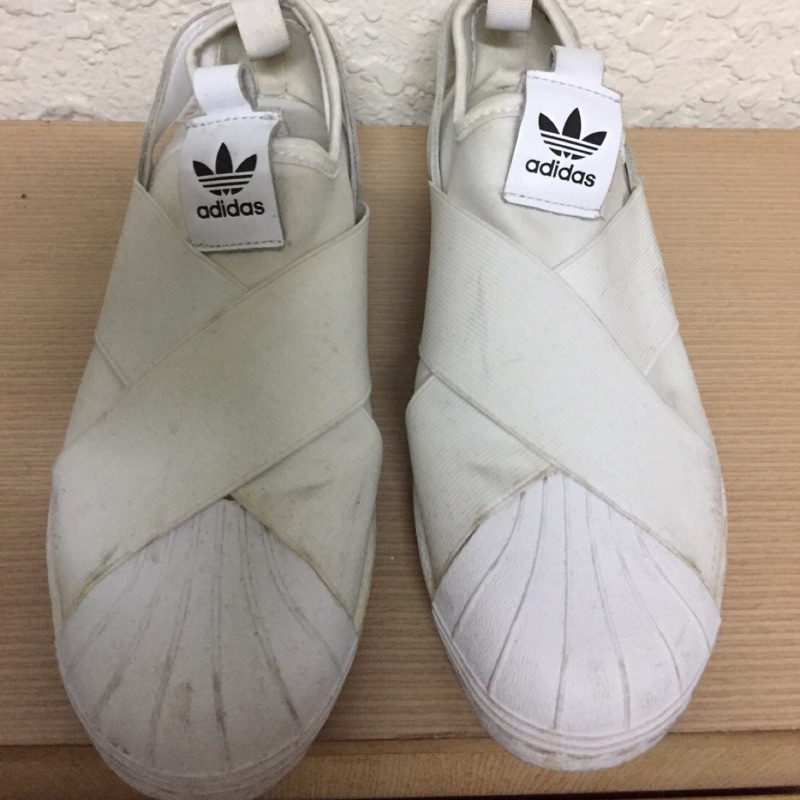 Adidas 愛迪達 superstar 繃帶鞋 白色