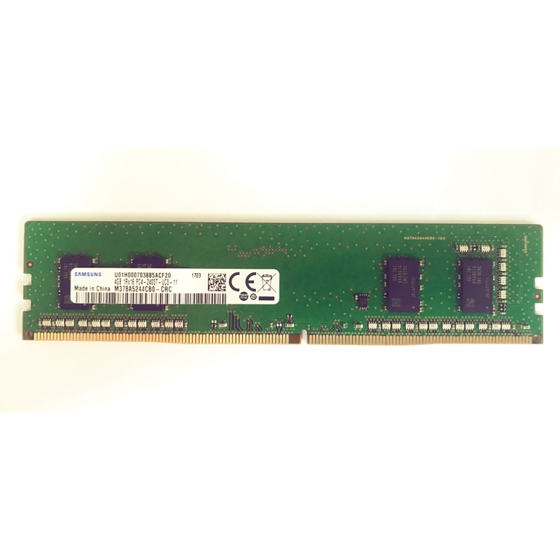 SAMSUNG  桌機記憶體～速度DDR4 2400 4G單面（免運費）