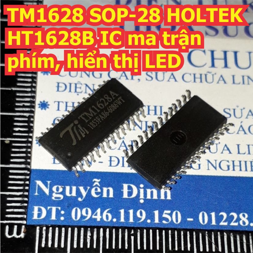 5 個兒童 TM1628 1628 TM1628A SOP-28 HOLTEK HT1628B 鍵矩陣 IC,LED 顯