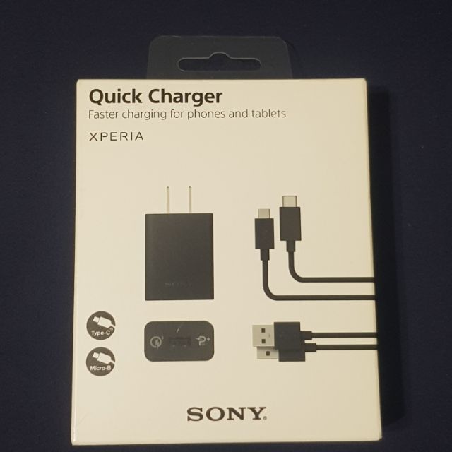 SONY UCH12W 原廠快速充電組【旅充頭+傳輸線】QC3.0